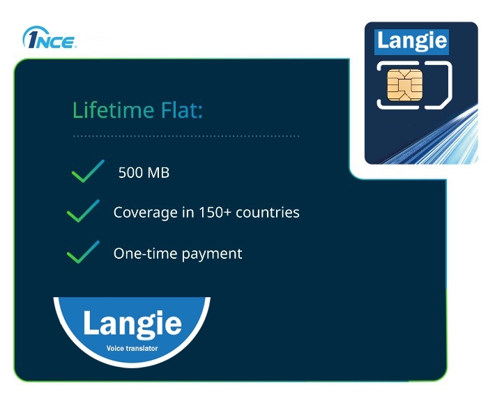 langie ultra sim 150 държави 2g 3g 4g lte